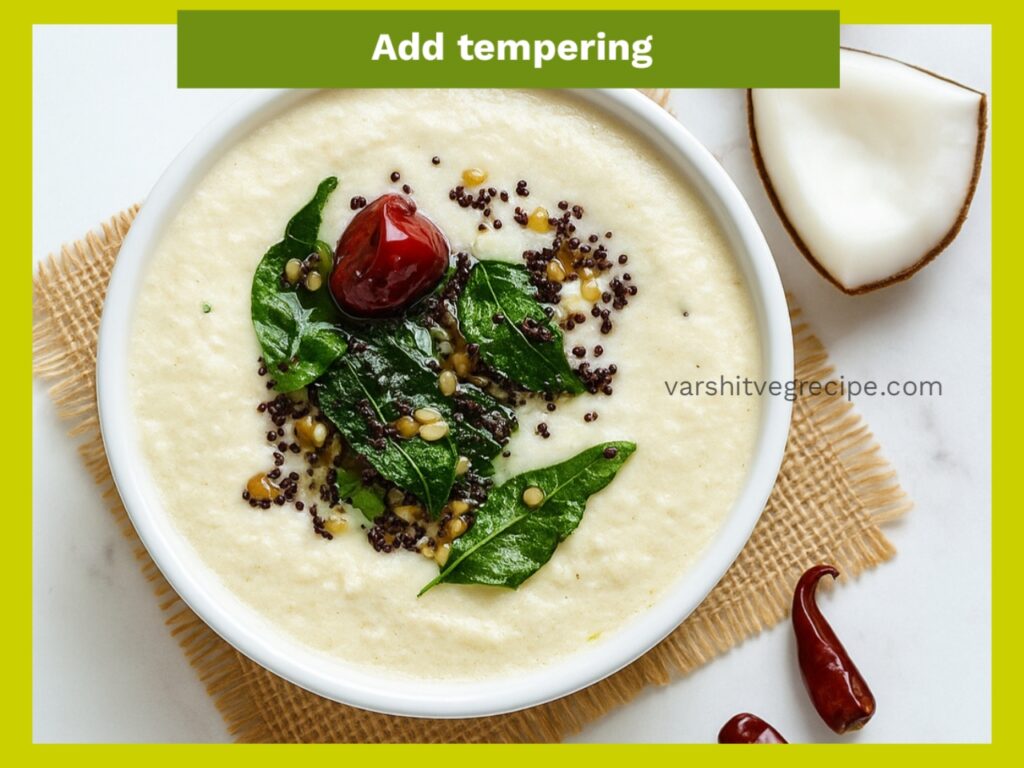 Coconut Chutney step 7