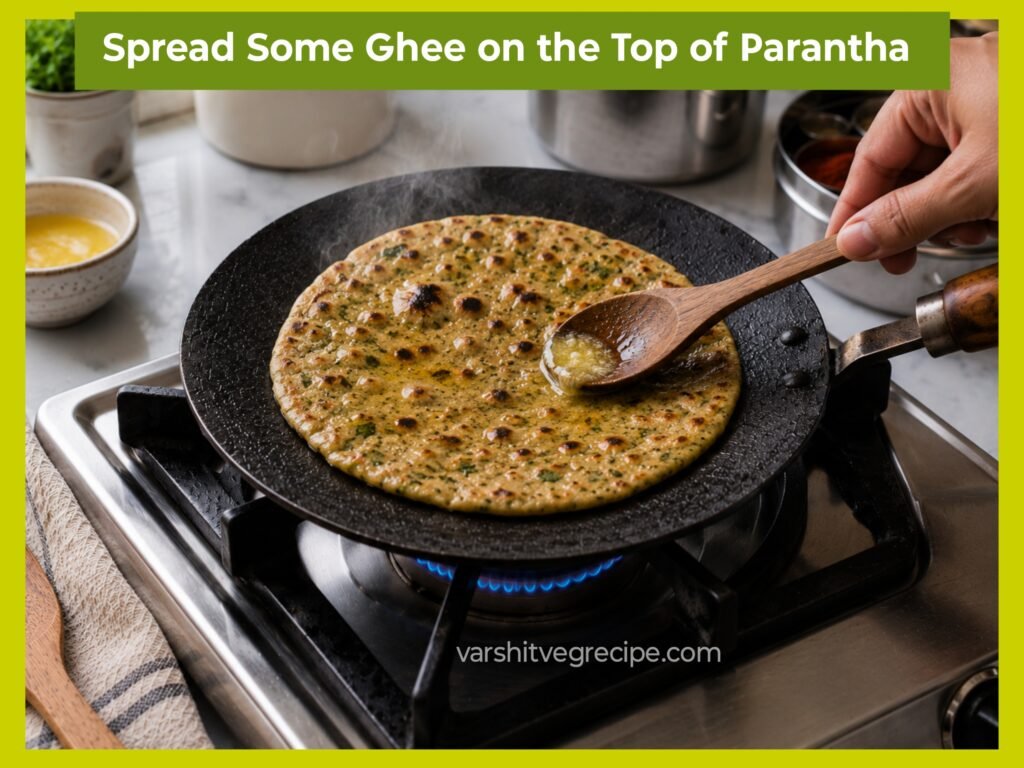 Methi Ka Paratha Step 9