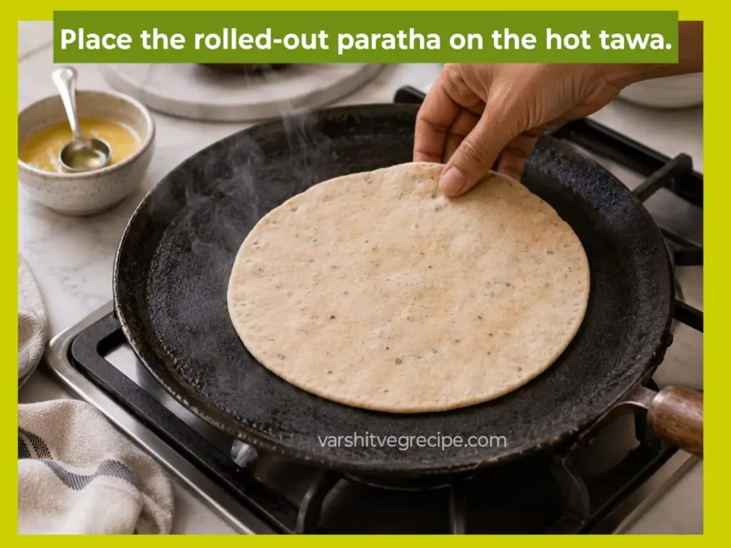 Pyaz Paratha Recipe Step 10