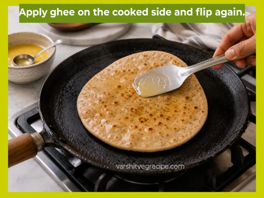 Pyaz Paratha Recipe Step 12