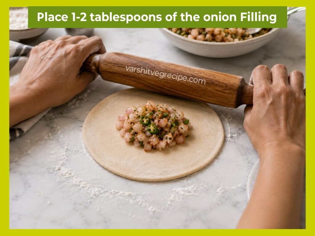 Pyaz Paratha Recipe Step 8