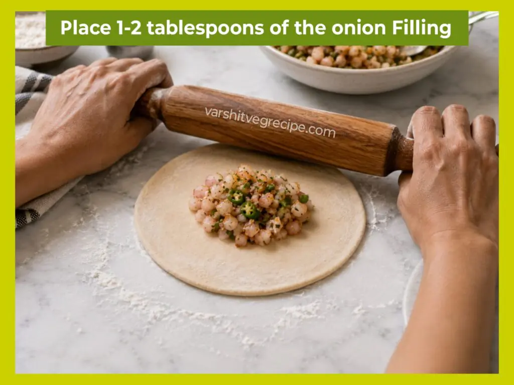 Pyaz Paratha Recipe Step 8