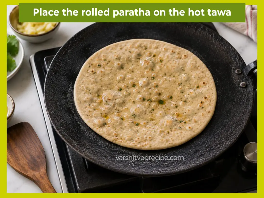 Garlic paratha recipe Step 10