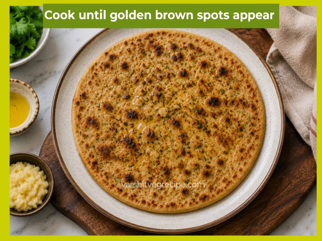 Garlic paratha recipe Step 14