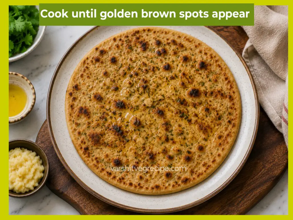 Garlic paratha recipe Step 14