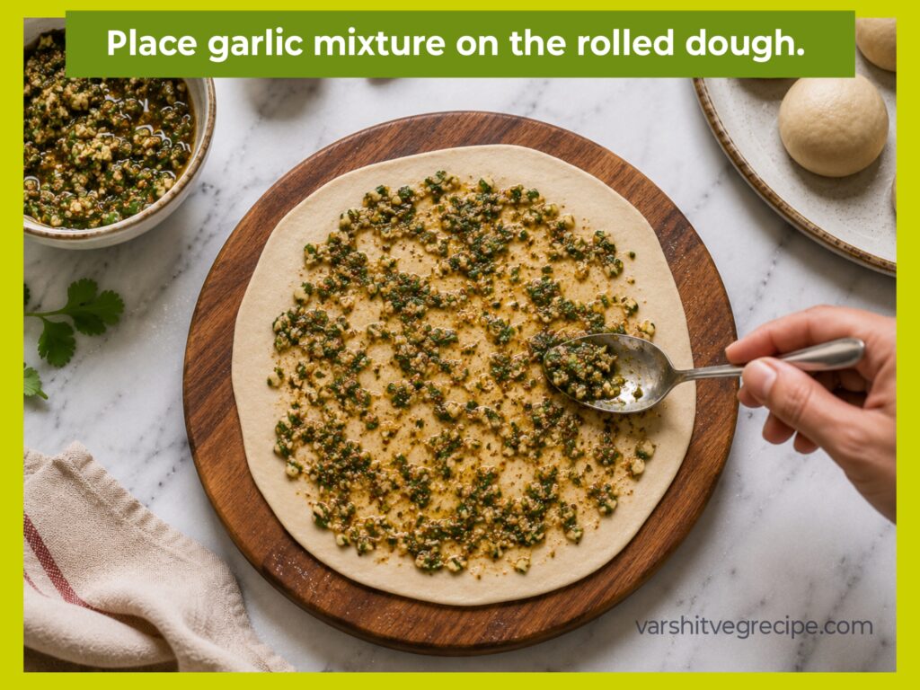 Garlic paratha recipe Step 7