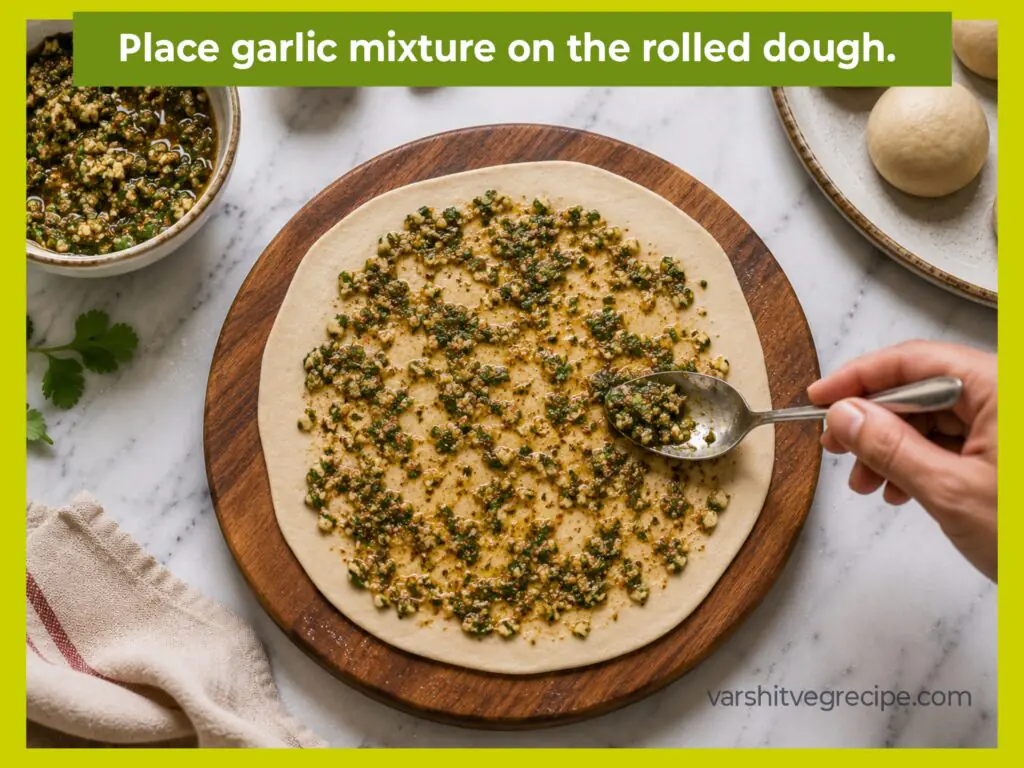 Garlic paratha recipe Step 7
