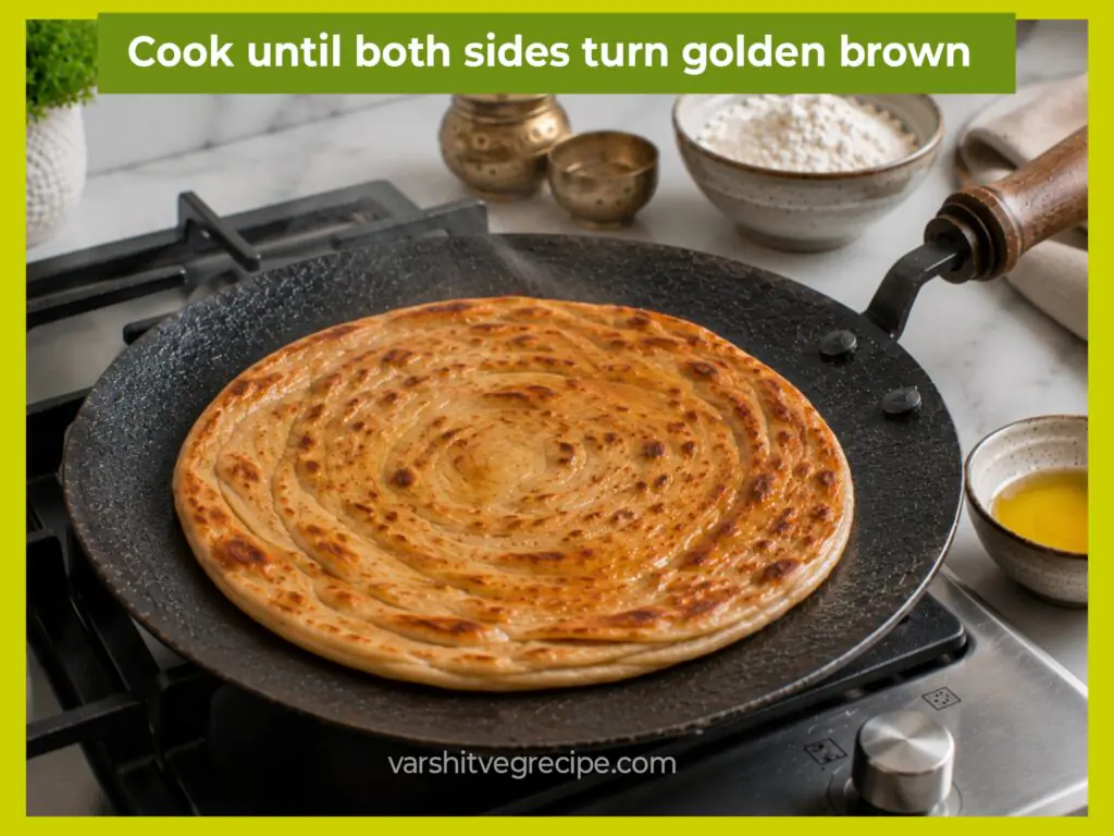 Lachha Paratha Recipe Step 14