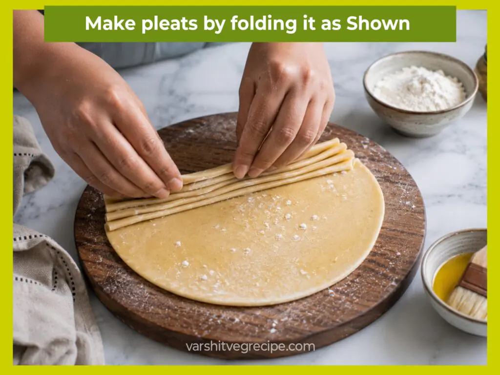 Lachha Paratha Recipe Step 7
