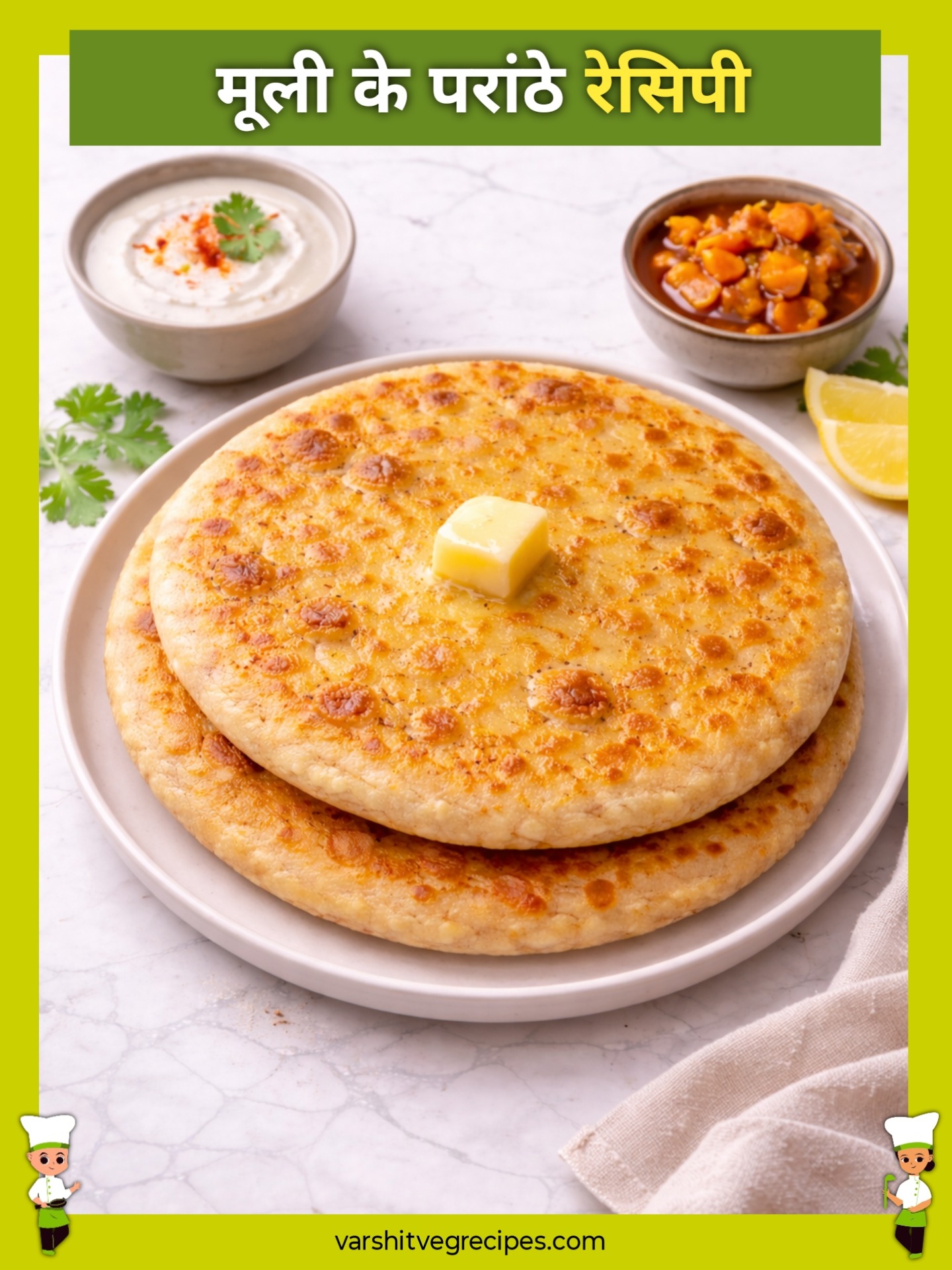 Mooli Paratha Recipe